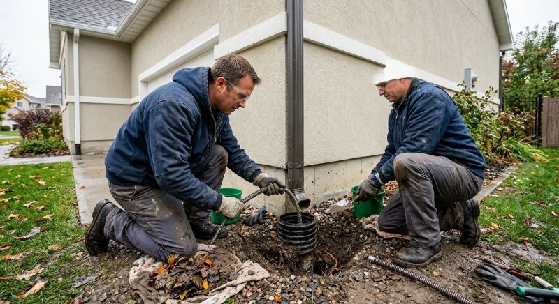Underground Gutter Service